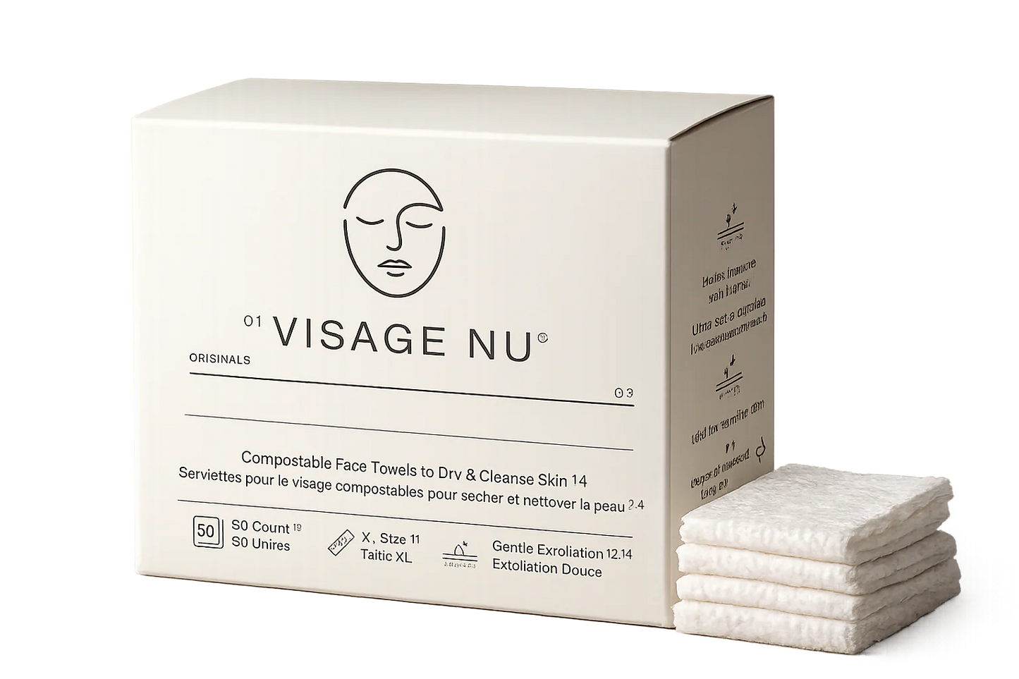 Dry Clinical Hygiene Face Towels